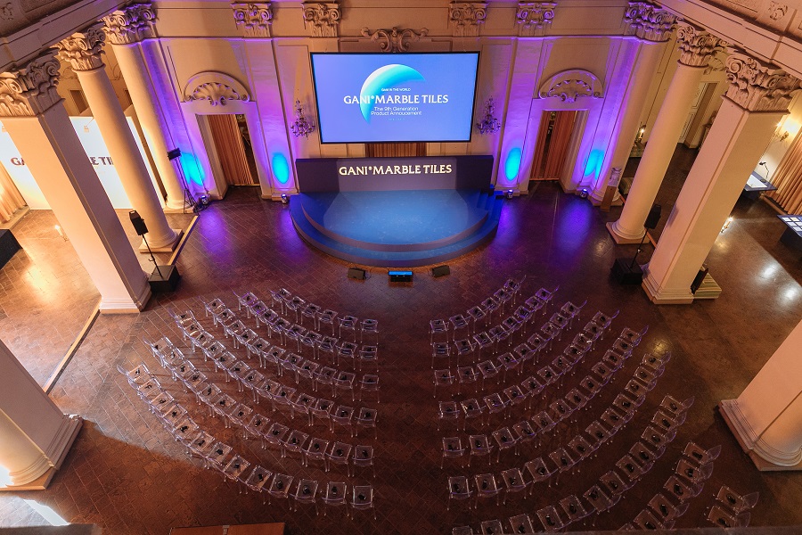 Palazzo Albergati evento Gani Marble Tiles