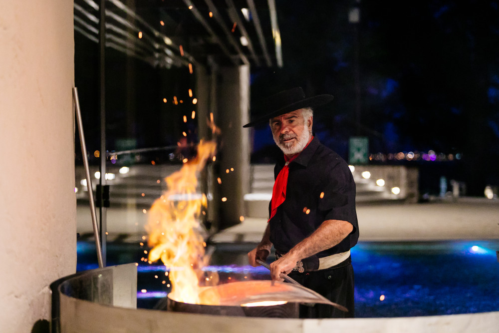 Asado cena argentina